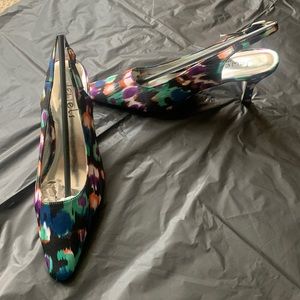 Multicolored heels